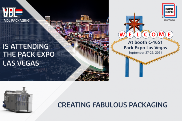 VDL Packaging is attending the Pack Expo in Las Vegas from September 27-29, 2021! 
